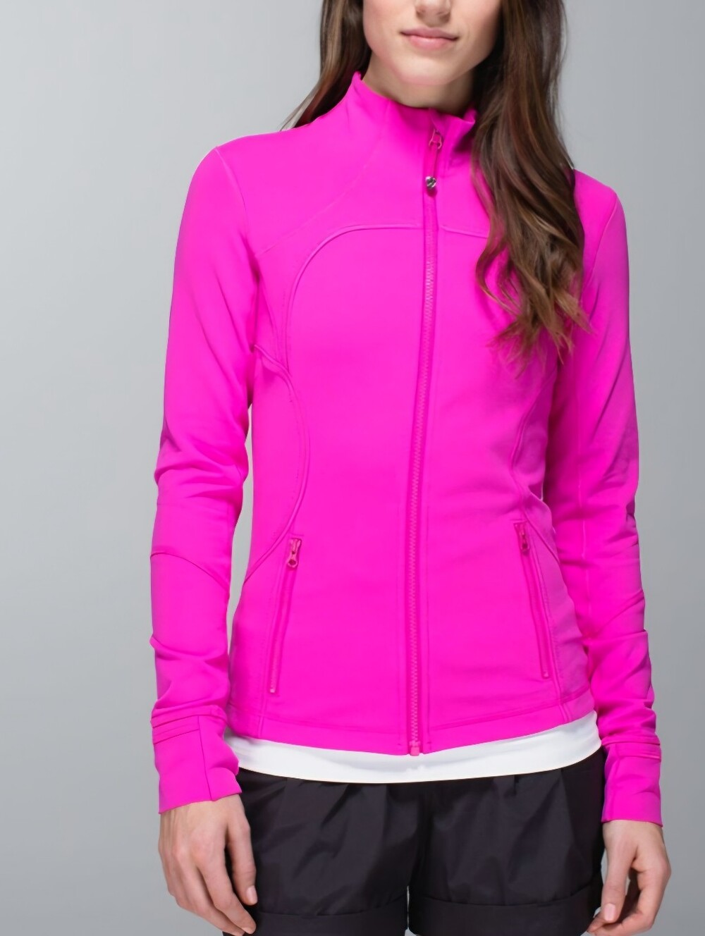 Lululemon Forme Jacket With Cuffins In The Color Paris Perfection